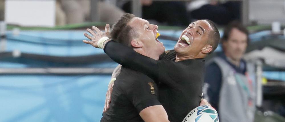 Ben Smith (l.) und Aaron Smith haben mit Neuseeland den dritten Platz geholt.