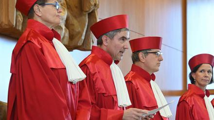 Der Erste Senats des Bundesverfassungsgerichts verkündet das Urteil über die Rechtmäßigkeit von Hartz-IV-Sanktionen.