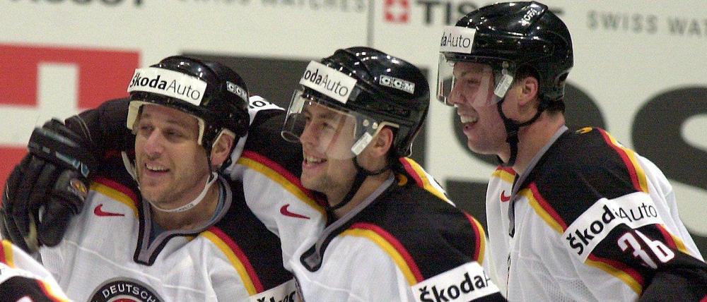 Gute Zeiten: Rick Goldmann (rechts) lief lange für die Nationalmannschaft auf.