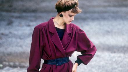 Grit Seymour als Model in den achtziger Jahren in der DDR.