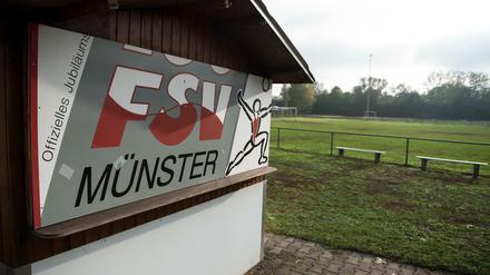 Tatort. Auf diesem Sportplatz wurde der Schiedsrichter niedergeschlagen.