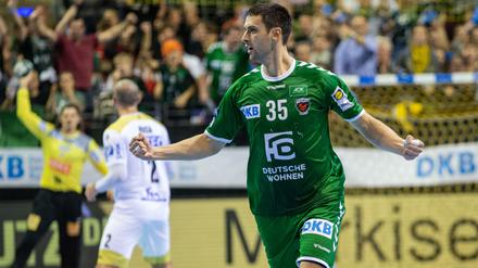 Jubelt wieder für die Füchse. Marko Kopljar ist nach schwerer Verletzung zurück.