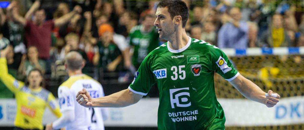 Jubelt wieder für die Füchse. Marko Kopljar ist nach schwerer Verletzung zurück.