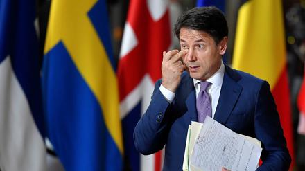 Zukunft ungewiss - Italiens Premier Giuseppe Conte führt erneut eine wacklige Koalition.