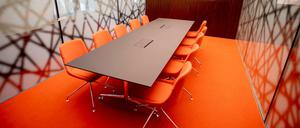 Einer der neuen Gruppenarbeitsräume der Staatsbibliothek Unter den Linden.