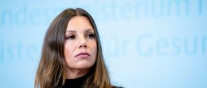 Teresa Enke, Vorsitzende der Robert Enke Stiftung, stellt eine Aufklärungskampagne über Depressionen vor.