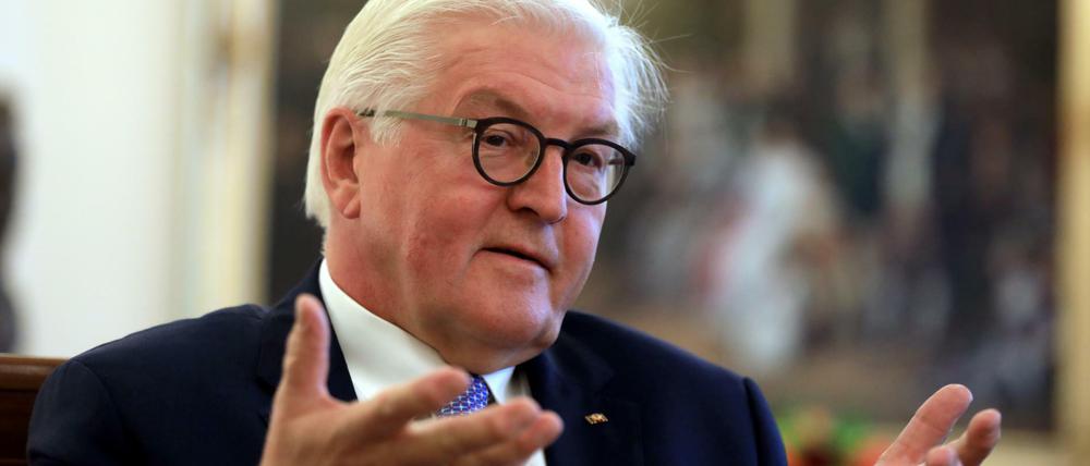 Wägt Worte lieber ab: Bundespräsident Frank-Walter Steinmeier.