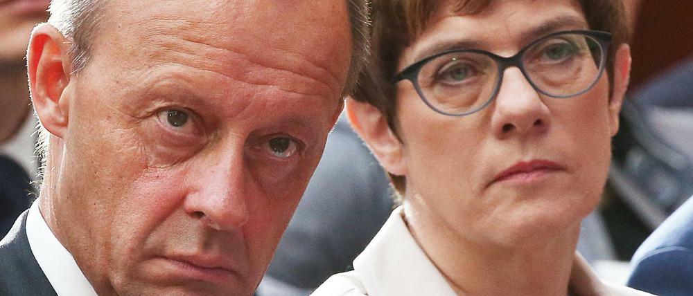 Friedrich Merz und Annegret Kramp-Karrenbauer.