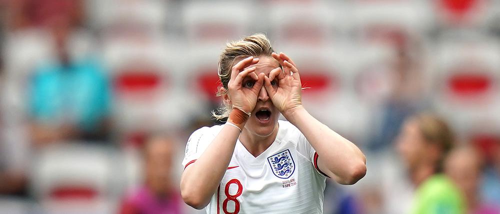 Ellen White gehörte bei der WM in Frankreich zu den auffälligsten Spielerinnen - nicht nur wegen ihres Jubels.