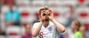Ellen White gehörte bei der WM in Frankreich zu den auffälligsten Spielerinnen - nicht nur wegen ihres Jubels.
