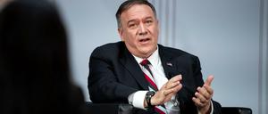 US-Außenminister Mike Pompeo beantwortet Fragen des Publikums.