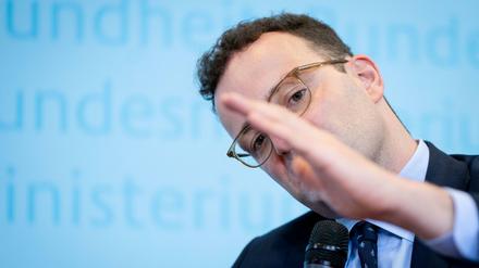 Jens Spahn (CDU), Bundesminister für Gesundheit, stellt eine Aufklärungskampagne über Depressionen vor.