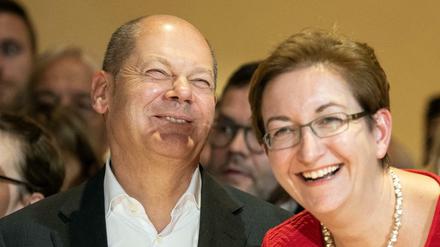 Das Kandidatenpaar Klara Geywitz und Olaf Scholz