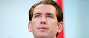 Sebastian Kurz, Vorsitzender der ÖVP in Österreich.