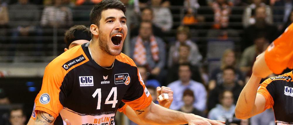 Blockstark. Nicolas Le Goff blüht bei den BR Volleys wieder richtig auf.