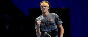 Zum ersten Mal. Alexander Zverev hat bei den ATP-Finals Rafael Nadal besiegt.