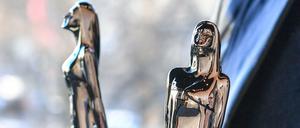Stehen bereit. Die Statuetten des Europäischen Filmpreises werden in Berlin vergeben.