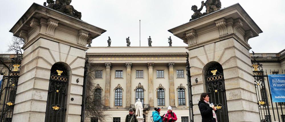 Die Humboldt-Universität Unter den Linden in Berlin.