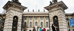 Die Humboldt-Universität Unter den Linden in Berlin.