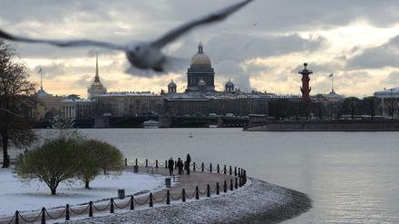 Blick auf Sankt Petersburg und den Fluss Newa (Symbolbild).
