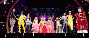 Die zehn Kandidatinnen für "Queen of Drags" auf einen Blick.