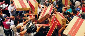 Der Black Friday dominiert in anderen Ländern wie hier in Brasilien den stationären Handel. In Deutschland läuft der meiste Umsatz online. 