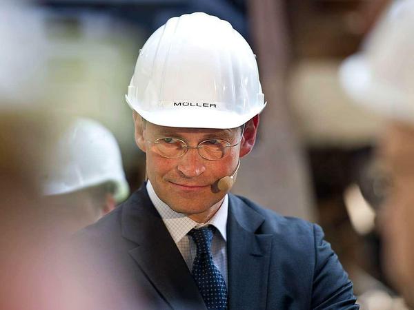 Oberster Bauherr und Regierender Bürgermeister Michael Müller hatte mit dem Senat die Zukunft der Buckower Felder vorangetrieben.