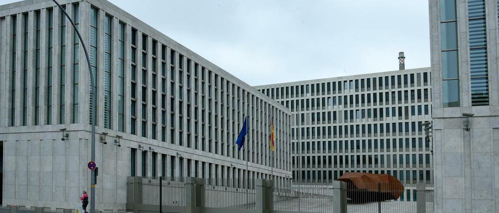 Auf dem Gelände des Bundesnachrichtendienstes in Berlin Mitte befindet sich auch das neue Ausbildungszentrum.