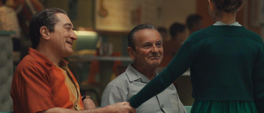 In den digitalen Jungbrunnen gefallen. Robert De Niro (links) und Joe Pesci beleben ihre 30 Jahre alten Rollen aus „Goodfellas“.