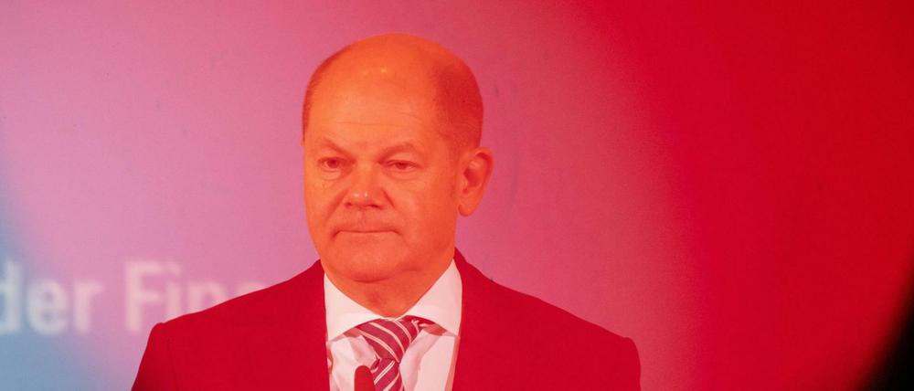 Olaf Scholz,, hier bei der Vorstellung der Steuerschätzung Ende Oktober, will den Arbeitgebern nicht nach dem Mund reden.