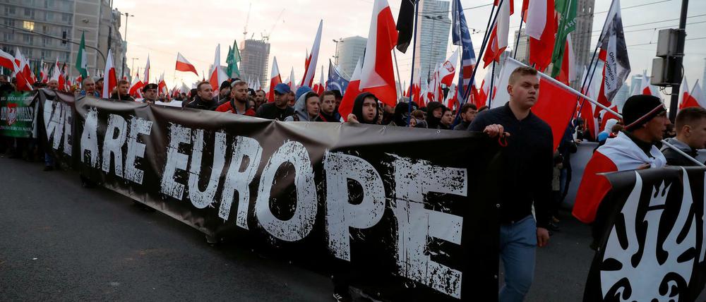 Hoffnung auf Europa: Polen am Unabhängigkeitstag 2019.