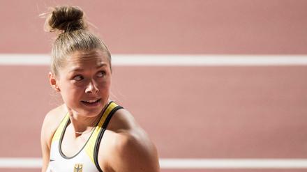 Blick zurück nach vorn. Gina Lückenkemper trainiert nun auch in den USA.