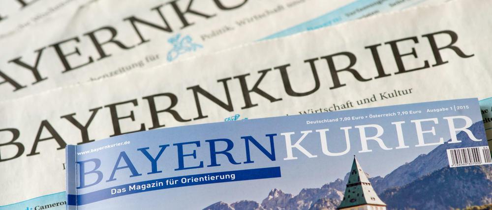 Letzte Ausgabe. Der "Bayernkurier" wird eingestellt.