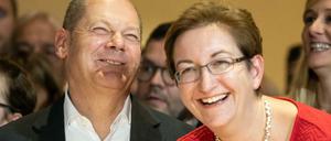 Konnten sich zuletzt über viel Unterstützung freuen: das Kandidatenpaar Klara Geywitz und Olaf Scholz.