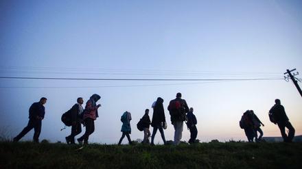 Flüchtlinge in Ungarn 2016