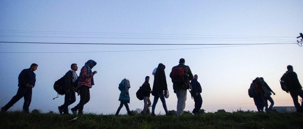 Flüchtlinge in Ungarn 2016