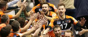 Egor Bogachev (Nummer 17) feierte viele Erfolge mit den Berlinern.