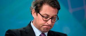 Bundesverkehrsminister Andreas Scheuer (CSU) 