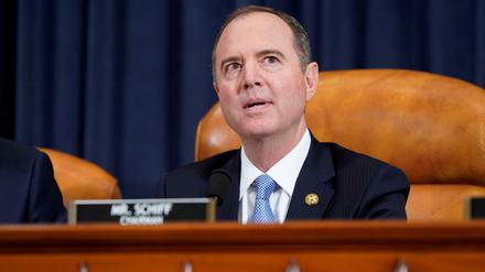 Adam Schiff, Vorsitzender des Geheimdienstausschusses und Leiter der laufenden Ermittlungen gegen US-Präsident TrumpAdam Schiff, Vorsitzender des Geheimdienstausschusses und Leiter der laufenden Ermittlungen gegen US-Präsident Trump.