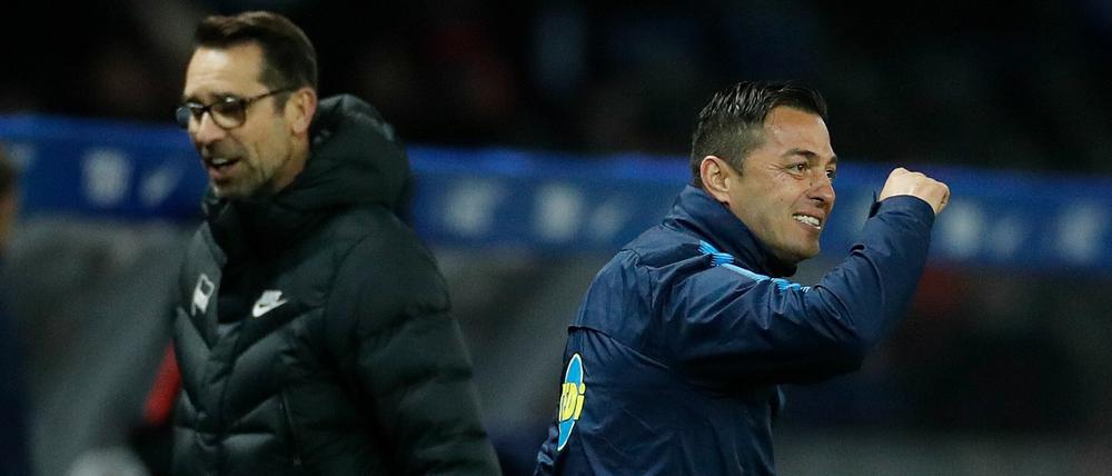 Bedrohtes Duo: Michael Preetz (links) und Ante Covic stehen bei Hertha unter Druck.