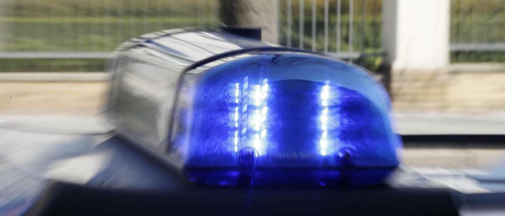 Blaulicht der Polizei (Symbolbild).