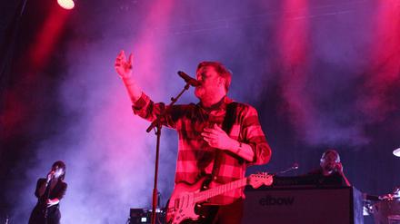 Ein Frontmann zum Verlieben. Guy Garvey, Sänger der Band Elbow.