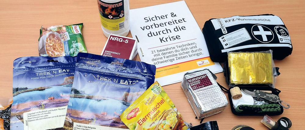 Ein Prepper aus Berlin hat gesammelt, was er im Falle einer Apokalypse benötigt. (Archivbild)