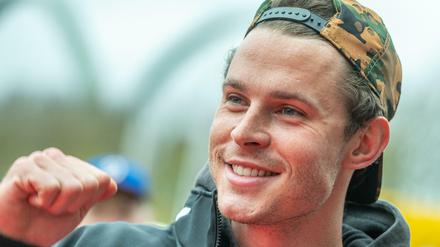 Exportschlager. Baseball-Star Max Kepler war in Berlin zu Gast.