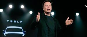 Tesla-Chef Elon Musk hat große Pläne.