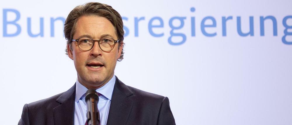 Andreas Scheuer (CSU), Bundesminister für Verkehr und digitale Infrastruktur.