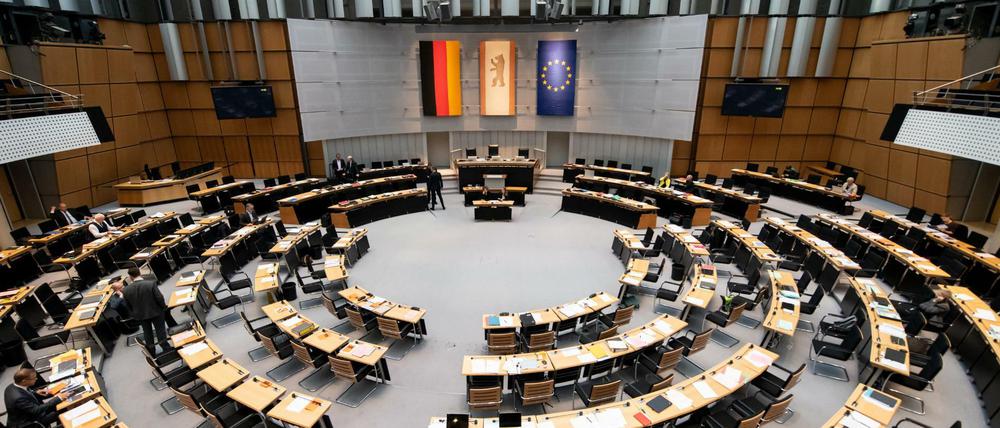 Neubau und Mieten sind derzeit Dauerthema im Plenarsaal im Berliner Abgeordnetenhaus. 