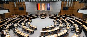 Neubau und Mieten sind derzeit Dauerthema im Plenarsaal im Berliner Abgeordnetenhaus. 