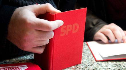 Das Parteibuch in der Hand 