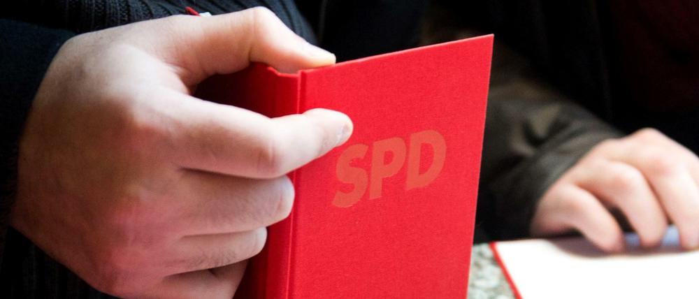 Das Parteibuch in der Hand